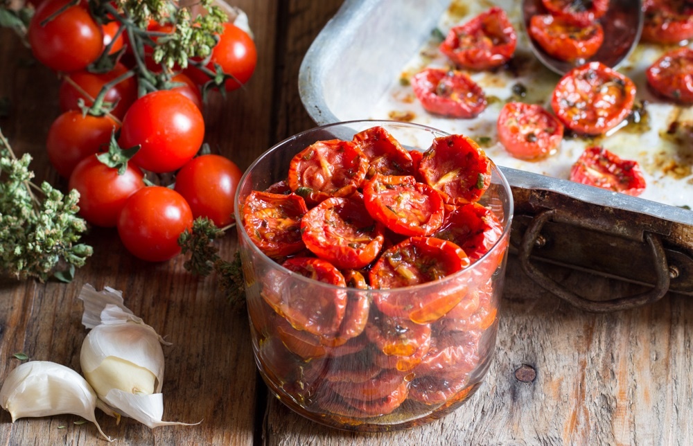 Pomodorini confit ricetta - ricette antipasti incucinaconte.it