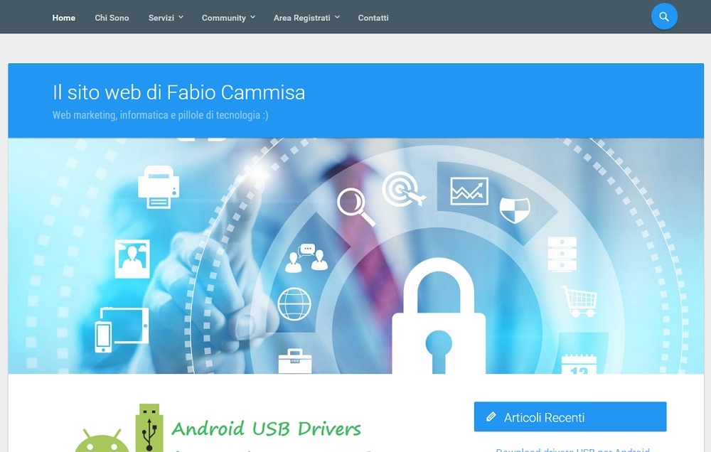 Sito web Fabio Cammisa. Notizie informatiche, pc, android, cellulari